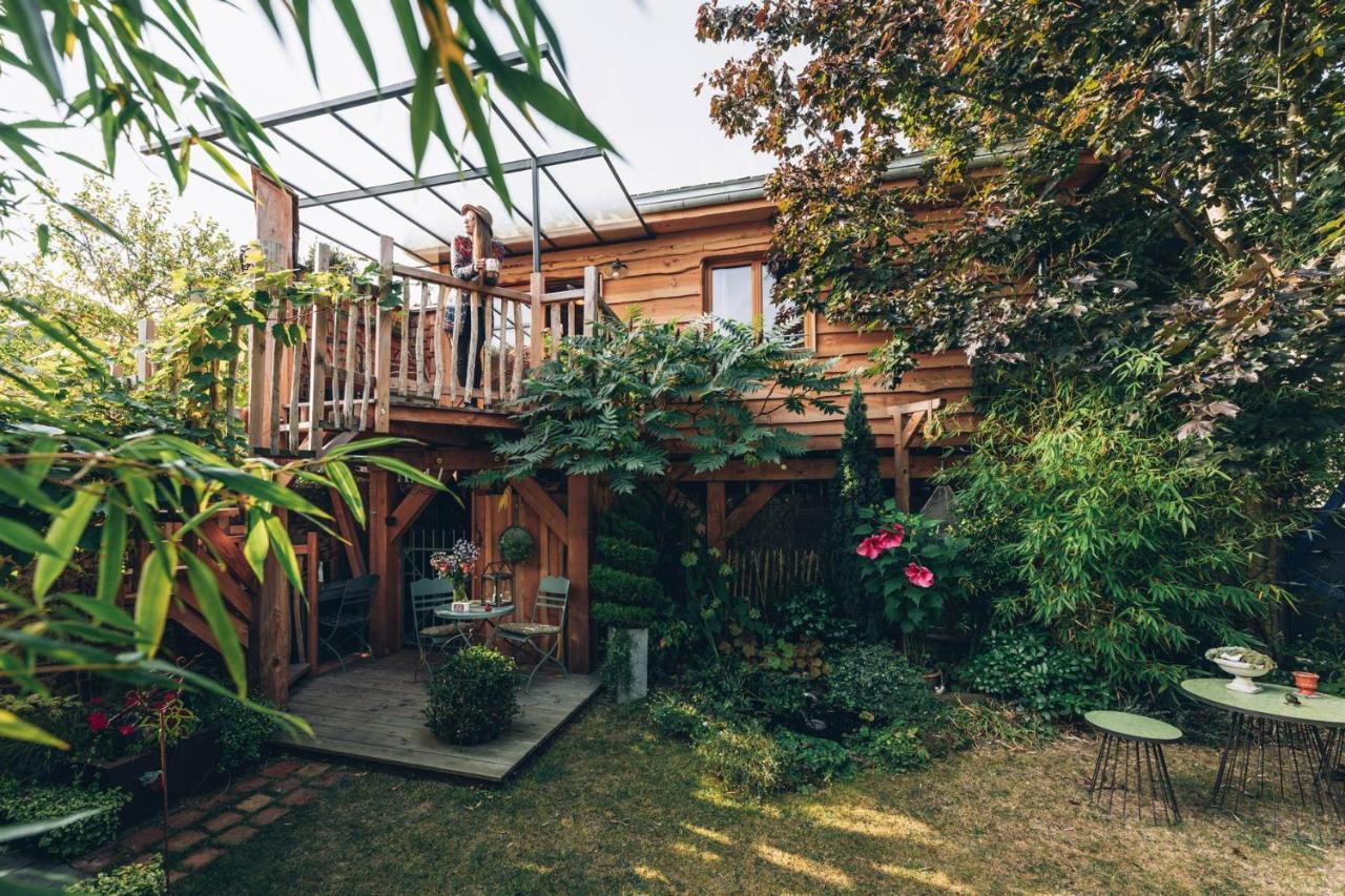 La Cabane Du Bon Chemin ,Spa Laval  Eksteriør billede
