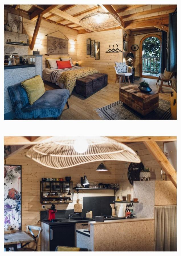 La Cabane Du Bon Chemin ,Spa Laval  Eksteriør billede
