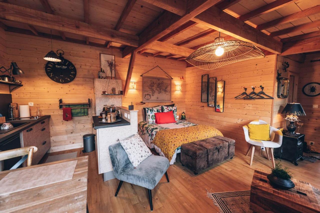 La Cabane Du Bon Chemin ,Spa Laval  Eksteriør billede