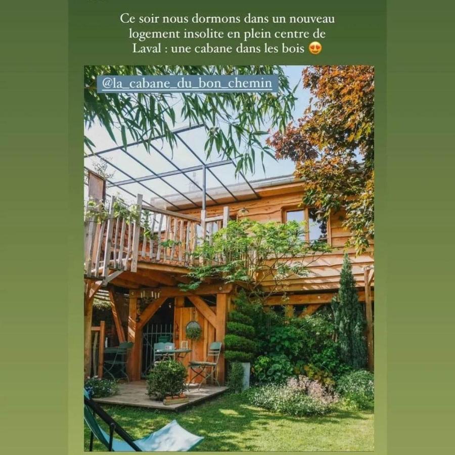 La Cabane Du Bon Chemin ,Spa Laval  Eksteriør billede